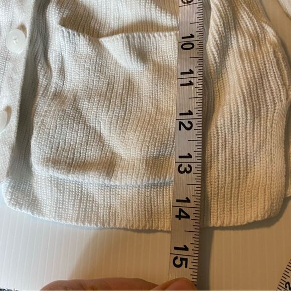 Zara Long sleeve button front Sweater Cardigan with pockets 100% cotton 18-24mo - Picture 4 of 6
